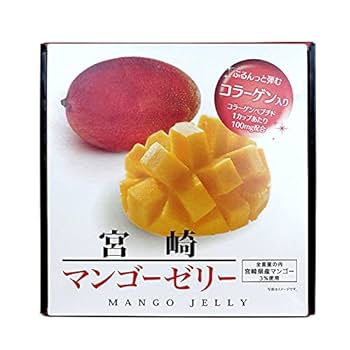 Amazon.co.jp: 宮崎マンゴーゼリー 9個入 コラーゲン入り : 食品
